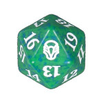   Кубик D20 (счетчик жизней) Dominaria (Green) фото цена описание
