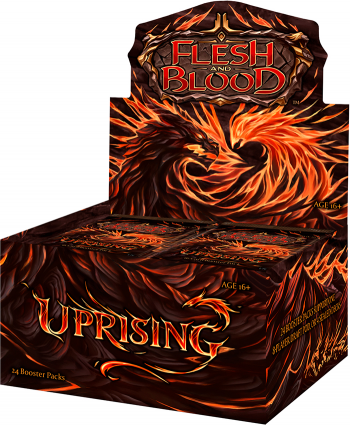 Flesh and Blood: Дисплей бустеров издания Uprising на английском языке фото цена описание