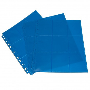 Лист двусторонний с кармашками 3х3 с боковой загрузкой - blackfire (синий) фото цена описание
